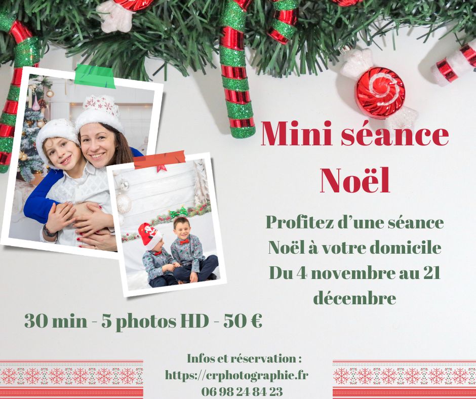 presentation des mini seance de noel